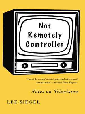 cover image of Not Remotely Controlled